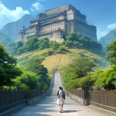 埃及艳后电影壮观的进城仪式场景，数百名群众演员身着古埃及服装列队，巨型狮身人面像道具背景震撼人心